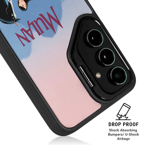 Disney Mulan Riding Khan Galaxy S25 Kickstand Case